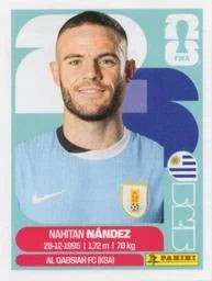 Panini FIFA World Cup 2026 Sticker URU 9 Nahitan Nandez US Edition