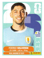 Panini FIFA World Cup 2026 Sticker URU 10 Federico Valverde US Edition