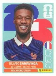 Panini FIFA World Cup 2026 Sticker FRA 10 Eduardo Camavinga US Edition