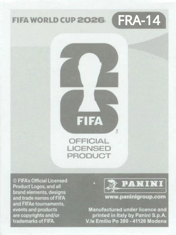 Panini FIFA World Cup 2026 Sticker FRA 14 Michael Olise US Edition