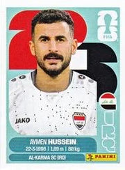 Panini FIFA World Cup 2026 Sticker IRQ 19 Aymen Hussein US Edition