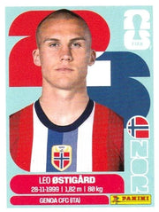Panini FIFA World Cup 2026 Sticker NOR 4 Leo Ostigård US Edition