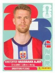 Panini FIFA World Cup 2026 Sticker NOR 5 Kristoffer Vassbakk Ajer US Edition