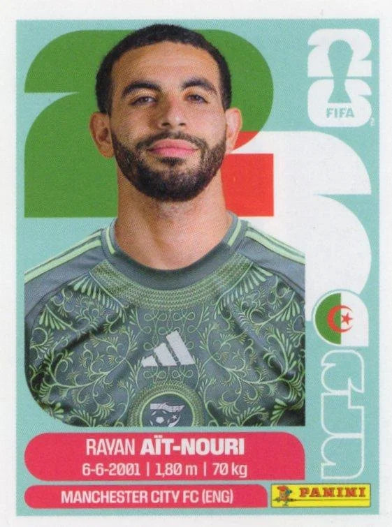 Panini FIFA World Cup 2026 Sticker ALG 5 Rayan Aït-Nouri US Edition