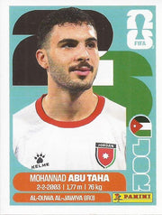 Panini FIFA World Cup 2026 Sticker JOR 12 Mohannad Abu Taha US Edition