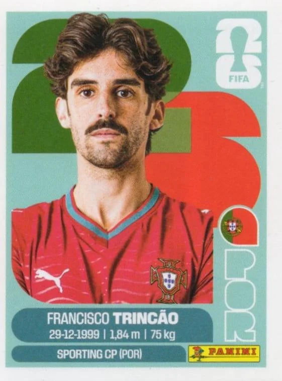 Panini FIFA World Cup 2026 Sticker POR 16 Francisco Trincao US Edition
