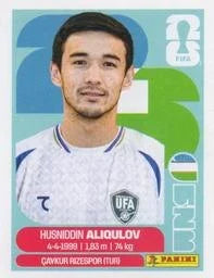 Panini FIFA World Cup 2026 Sticker UZB 6 Husniddin Aliqulov US Edition