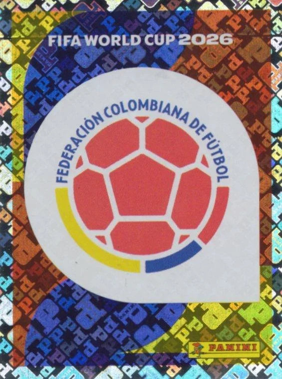 Panini FIFA World Cup 2026 Sticker COL 1 Colombia Emblem Foil US / International Edition