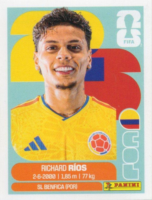 Panini FIFA World Cup 2026 Sticker COL 12 Richard Rios US Edition