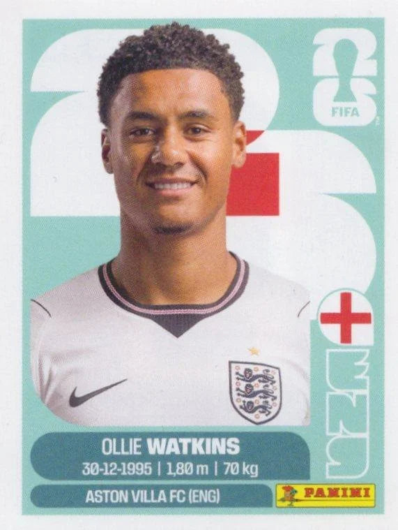 Panini FIFA World Cup 2026 Sticker ENG 20 Ollie Watkins US Edition