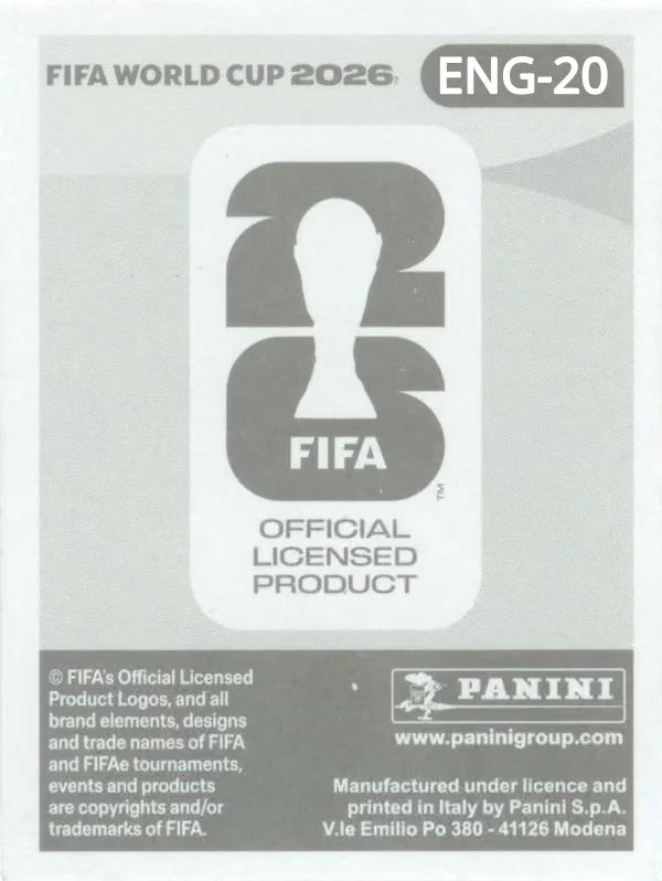 Panini FIFA World Cup 2026 Sticker ENG 20 Ollie Watkins US Edition