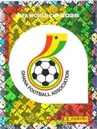 Panini FIFA World Cup 2026 Sticker GHA 1 Ghana Emblem Foil US / International Edition