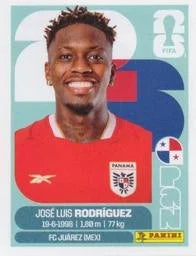 Panini FIFA World Cup 2026 Sticker PAN 19 Jose Luiz Rodriguez US Edition