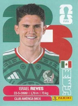 Panini FIFA World Cup 2026 Sticker MEX 7 Israel Reyes International Edition