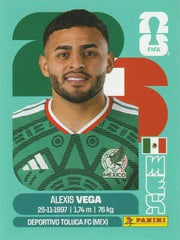 Panini FIFA World Cup 2026 Sticker MEX 18 Alexis Vega International Edition