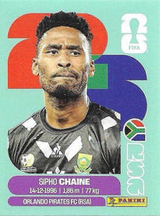 Panini FIFA World Cup 2026 Sticker RSA 3 Sipho Chaine International Edition