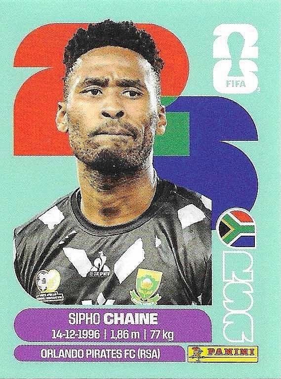 Panini FIFA World Cup 2026 Sticker RSA 3 Sipho Chaine International Edition