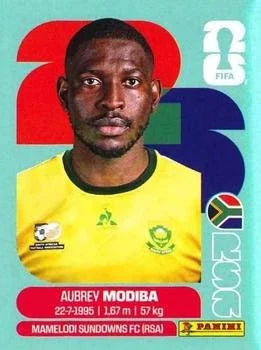 Panini FIFA World Cup 2026 Sticker RSA 4 Aubrey Modiba International Edition