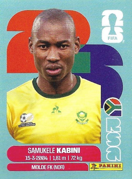 Panini FIFA World Cup 2026 Sticker RSA 5 Samukele Kabini International Edition