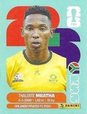 Panini FIFA World Cup 2026 Sticker RSA 12 Thalente Mbatha International Edition