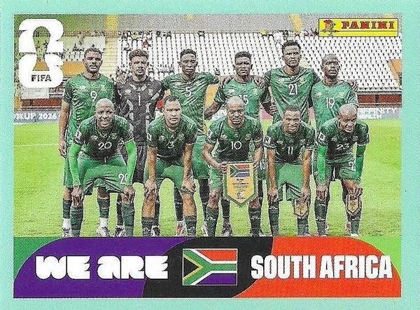 Panini FIFA World Cup 2026 Sticker RSA 13 We Are South Africa Team Photo International Edition