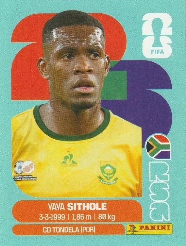 Panini FIFA World Cup 2026 Sticker RSA 15 Yaya Sithole International Edition