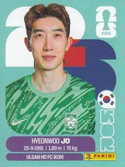 Panini FIFA World Cup 2026 Sticker KOR 2 Hyeonwoo Jo International Edition