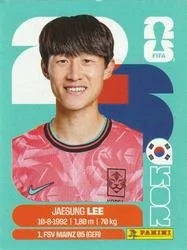 Panini FIFA World Cup 2026 Sticker KOR 10 Jaesung Lee International Edition