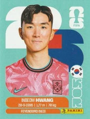 Panini FIFA World Cup 2026 Sticker KOR 11 Inbeom Hwang International Edition