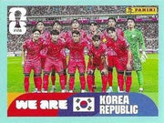 Panini FIFA World Cup 2026 Sticker KOR 13 We Are Korea Republic Team Photo International Edition