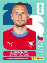 Panini FIFA World Cup 2026 Sticker CZE 5 Vladimír Coufal International Edition