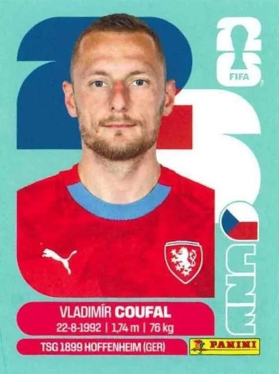 Panini FIFA World Cup 2026 Sticker CZE 5 Vladimír Coufal International Edition