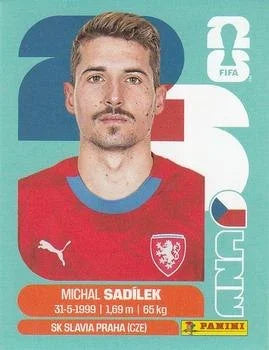 Panini FIFA World Cup 2026 Sticker CZE 9 Michal Sadílek International Edition