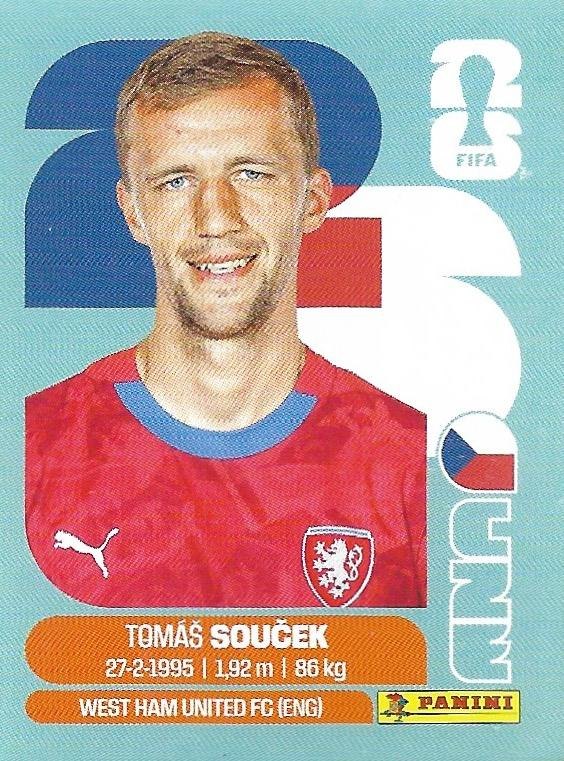 Panini FIFA World Cup 2026 Sticker CZE 12 Tomáš Souček International Edition