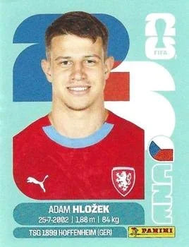 Panini FIFA World Cup 2026 Sticker CZE 19 Adam Hložek International Edition