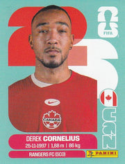 Panini FIFA World Cup 2026 Sticker CAN 7 Derek Cornelius International Edition