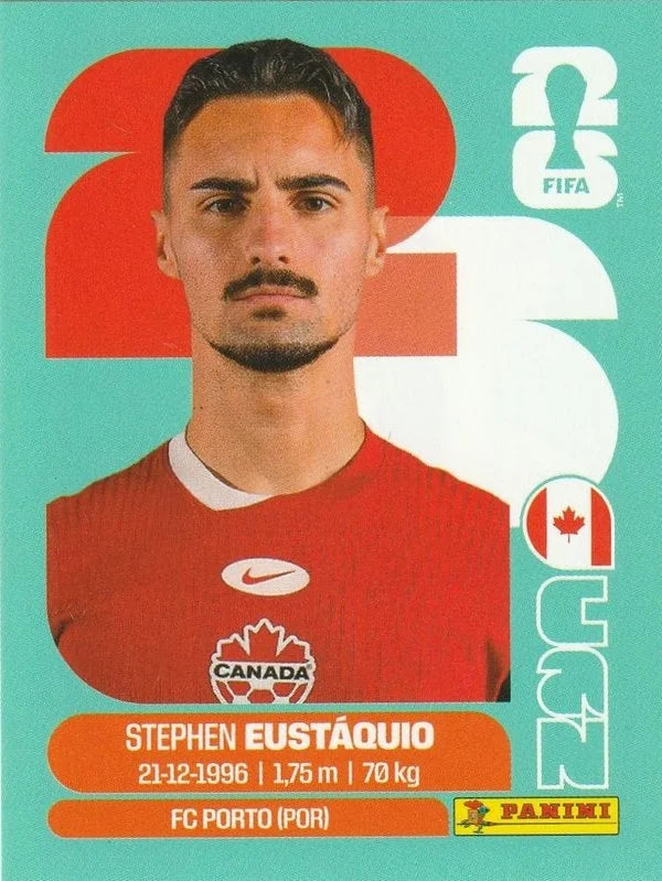 Panini FIFA World Cup 2026 Sticker CAN 10 Stephen Eustáquio International Edition
