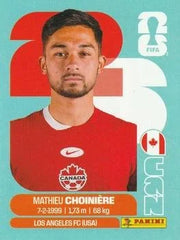 Panini FIFA World Cup 2026 Sticker CAN 15 Mathieu Choinière International Edition