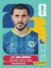 Panini FIFA World Cup 2026 Sticker BIH 4 Sead Kolašinac International Edition