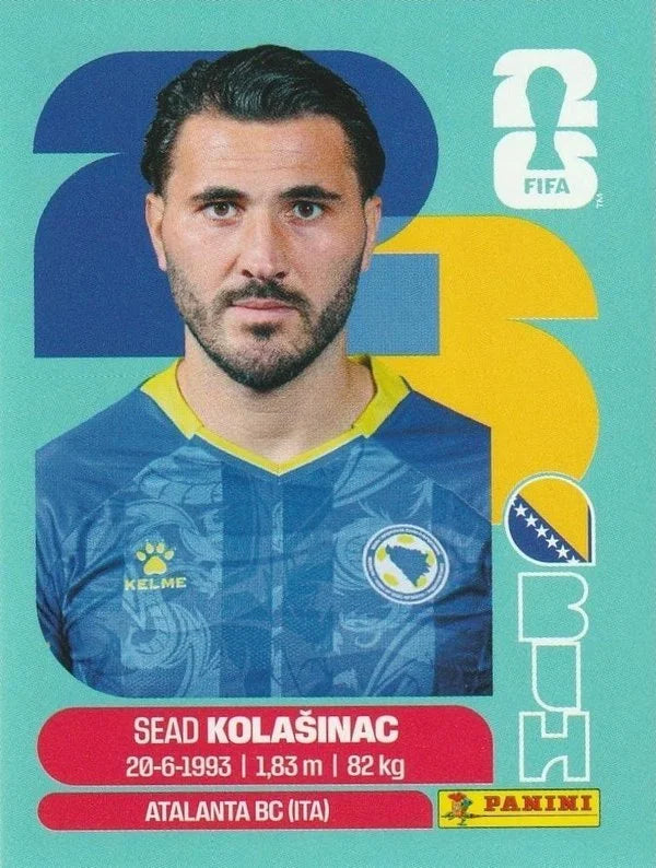 Panini FIFA World Cup 2026 Sticker BIH 4 Sead Kolašinac International Edition