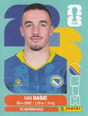 Panini FIFA World Cup 2026 Sticker BIH 12 Ivan Bašić International Edition