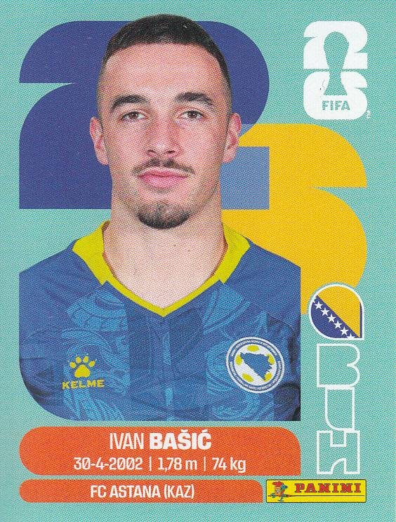 Panini FIFA World Cup 2026 Sticker BIH 12 Ivan Bašić International Edition