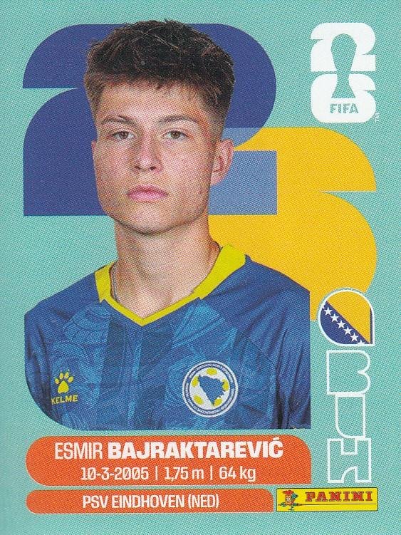 Panini FIFA World Cup 2026 Sticker BIH 15 Esmir Bajraktarević International Edition