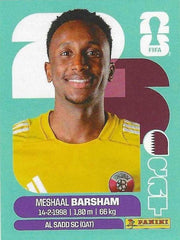 Panini FIFA World Cup 2026 Sticker QAT 2 Meshaal Barsham International Edition