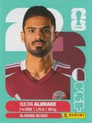 Panini FIFA World Cup 2026 Sticker QAT 3 Sultan Albrake International Edition