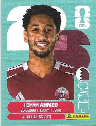 Panini FIFA World Cup 2026 Sticker QAT 5 Homam Ahmed International Edition