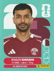 Panini FIFA World Cup 2026 Sticker QAT 6 Boualem Khoukhi International Edition