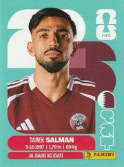 Panini FIFA World Cup 2026 Sticker QAT 8 Tarek Salman International Edition