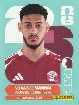 Panini FIFA World Cup 2026 Sticker QAT 9 Mohamed Al-Mannai International Edition