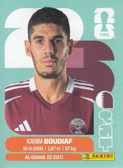 Panini FIFA World Cup 2026 Sticker QAT 10 Karim Boudiaf International Edition